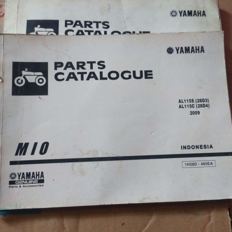 Jual Buku Panduan Part Katalog Catalogue Lengkap Yamaha Mio Smile