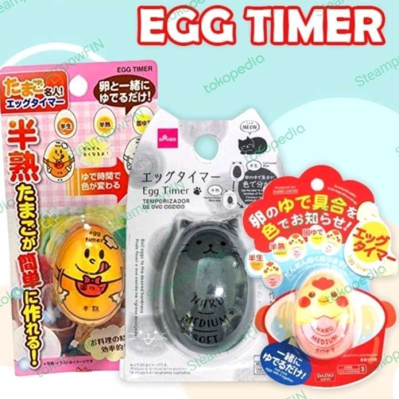 Jual Daiso Japan Egg Timer Alat Pengukur Kematangan Telur Import Jepang ...