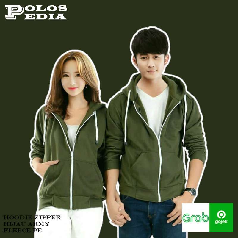 Jaket hoodie army discount