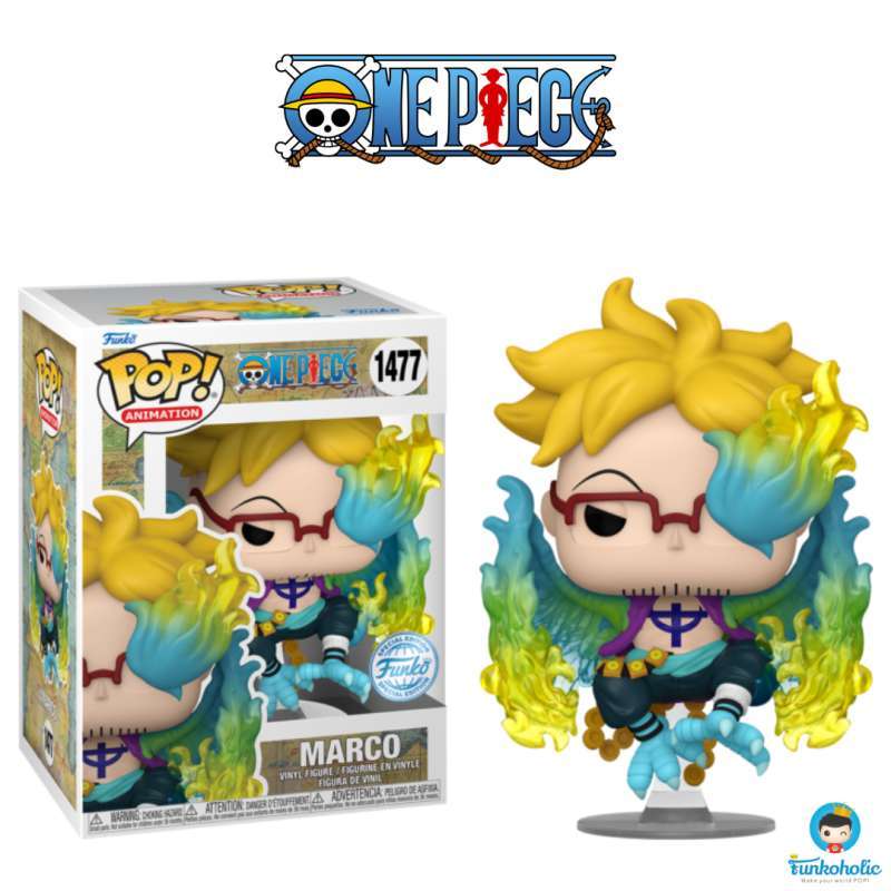 Funko Pop! Animation One Piece Marco 1477 Exclusivo Original - Moça do