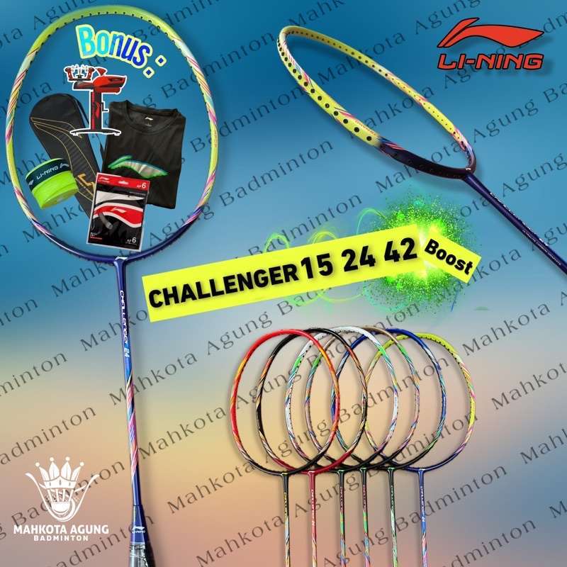 Lining 42 Racket Jual Raket Badminton Lining Challenger 15 24 42 Boost Chalanger ...