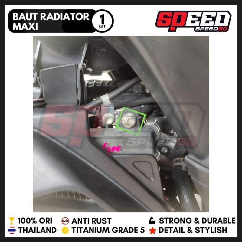 Jual Baut Dudukan Radiator Yamaha Nmax Lexi Aerox Baut Titanium Probolt ...