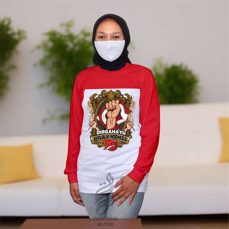 Jual Baju 17 Agustus 2024 Kaos Kemerdekaan Indonesia Ke 79 Kaos Merah