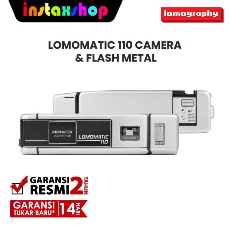Lomomatic 110 Camera Flash Metal Analog Kamera 110mm