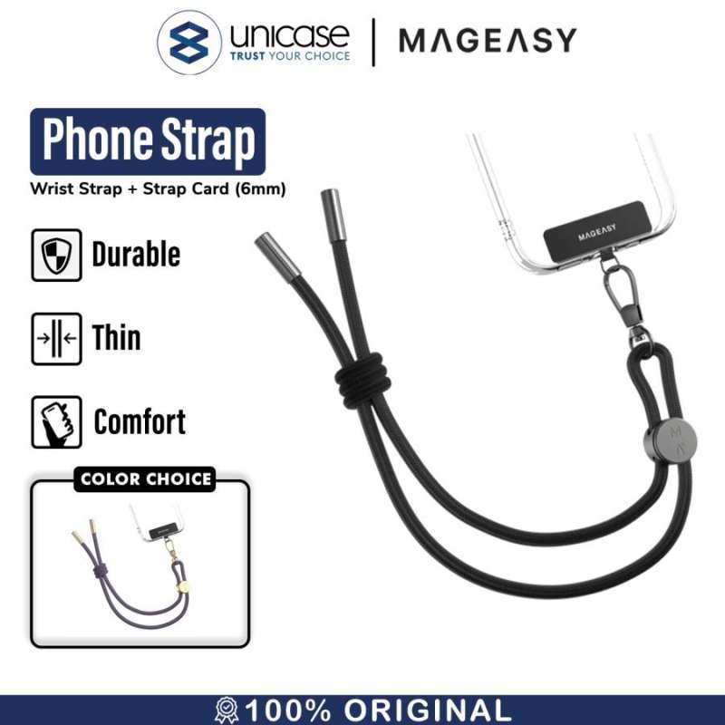 Strap Tali Gantungan HP MagEasy Wrist Lanyard Nylon Handphone Keychain