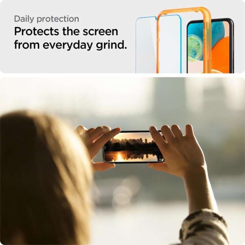 Tempered Glass Samsung Galaxy A23 4G/5G Spigen Alignmaster Clear 9H