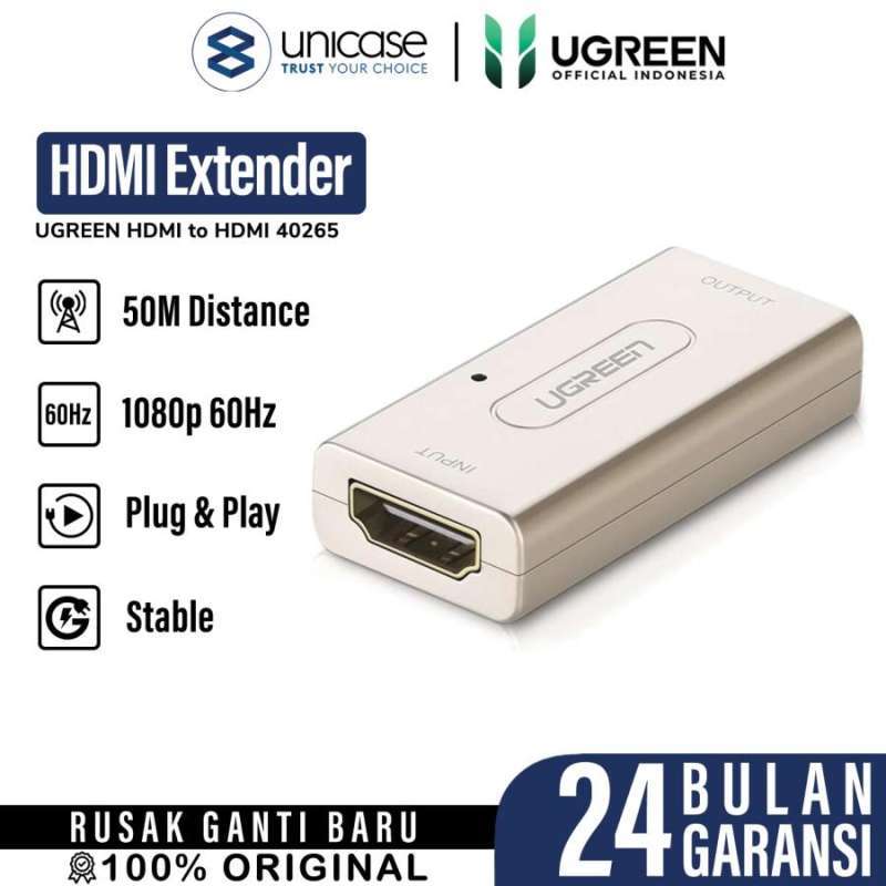 HDMI Extender Repeater Adapter UGREEN Amplifier Booster 1080P 60Hz 50M