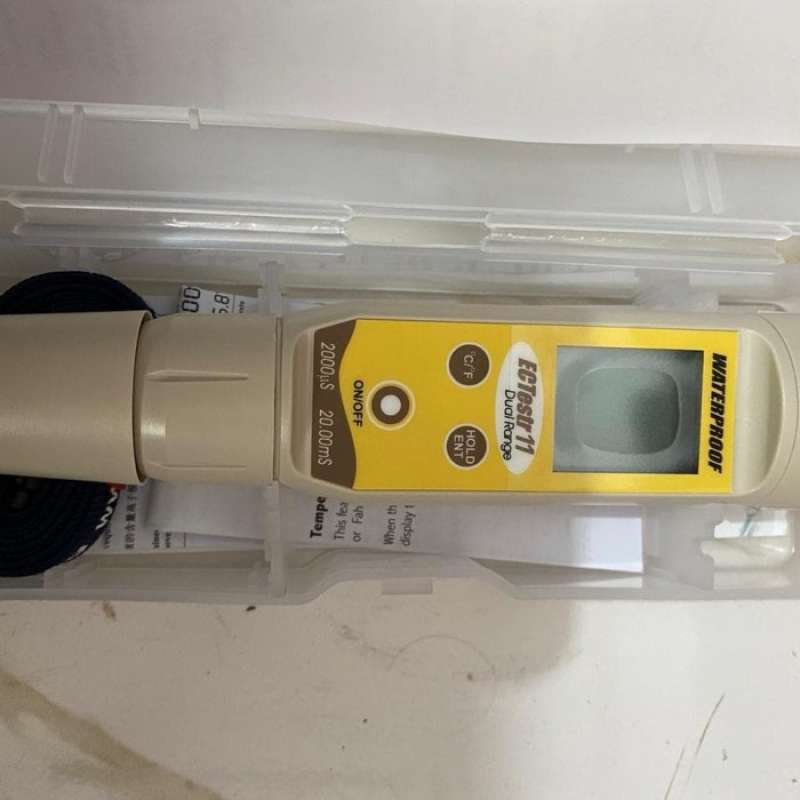 Promo Eutech Ectestr11 Waterproof Dual Range Tester Conductivity Meter ...