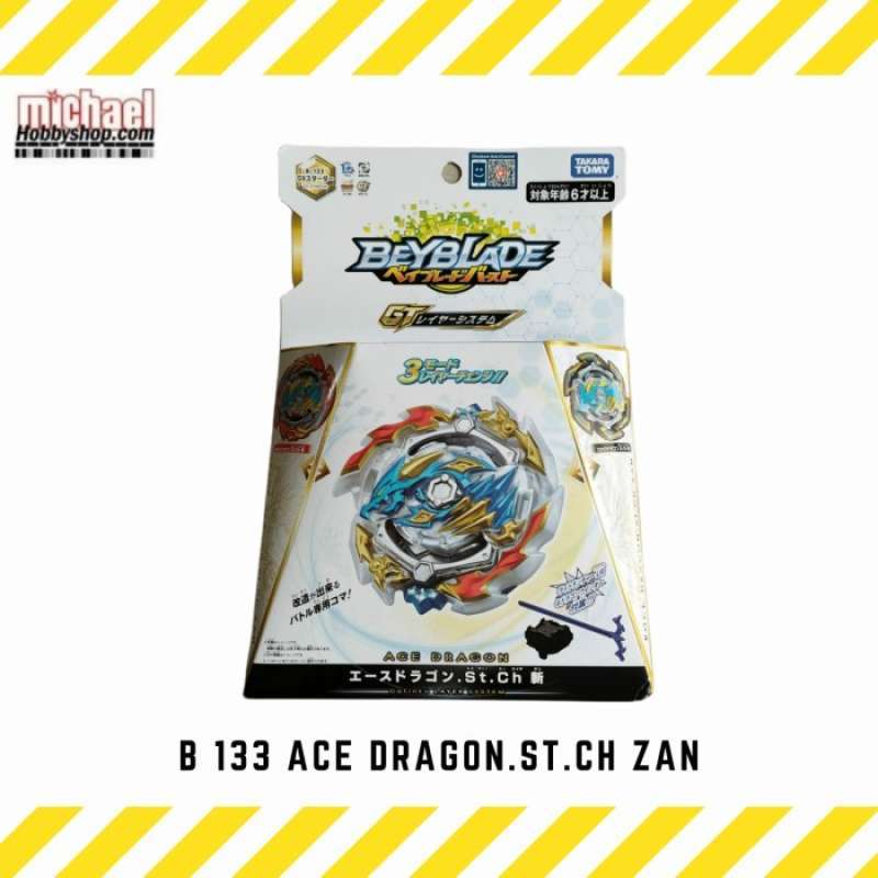 Promo Takara Tomy Beyblade B - 133 Ace Dragon St.ch Zan Diskon 50% Di ...