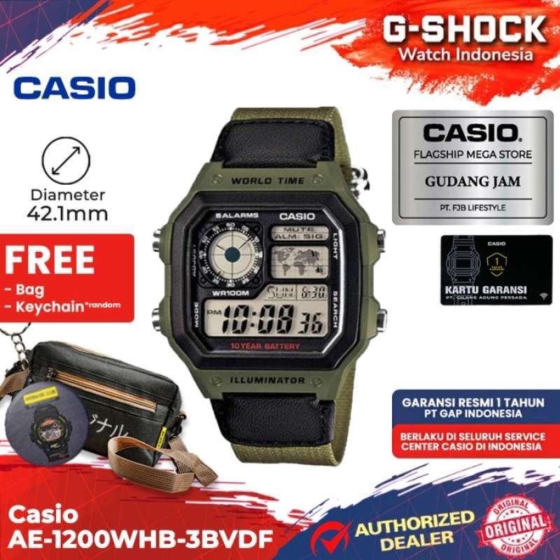 Casio Orologio con Movimento al Quarzo Giapponese AE-1000W-2AVDF(D118) 40 mm