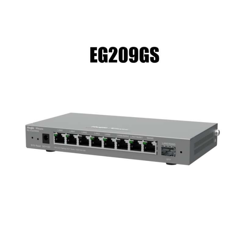 Cai Tai Router Jual Rg-eg209gs Reyee 9-port Gigabit Cloud Managed Sfp Router Di Seller ...