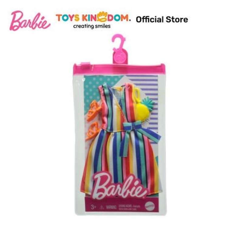 Set Vestiti Per Barbie Moda – GWC27 – Abito, Pantaloncini, Scarpe E Casco - 3