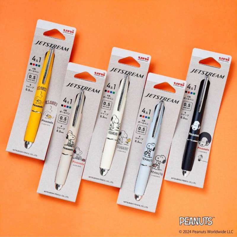 uni Jetstream Multi Pen 4 en 1, 0,5 mm balpen (zwart, rood, blauw, groen) en 0,5 mm mechanisch potlood, groenblauw (MSXE5100005.39
