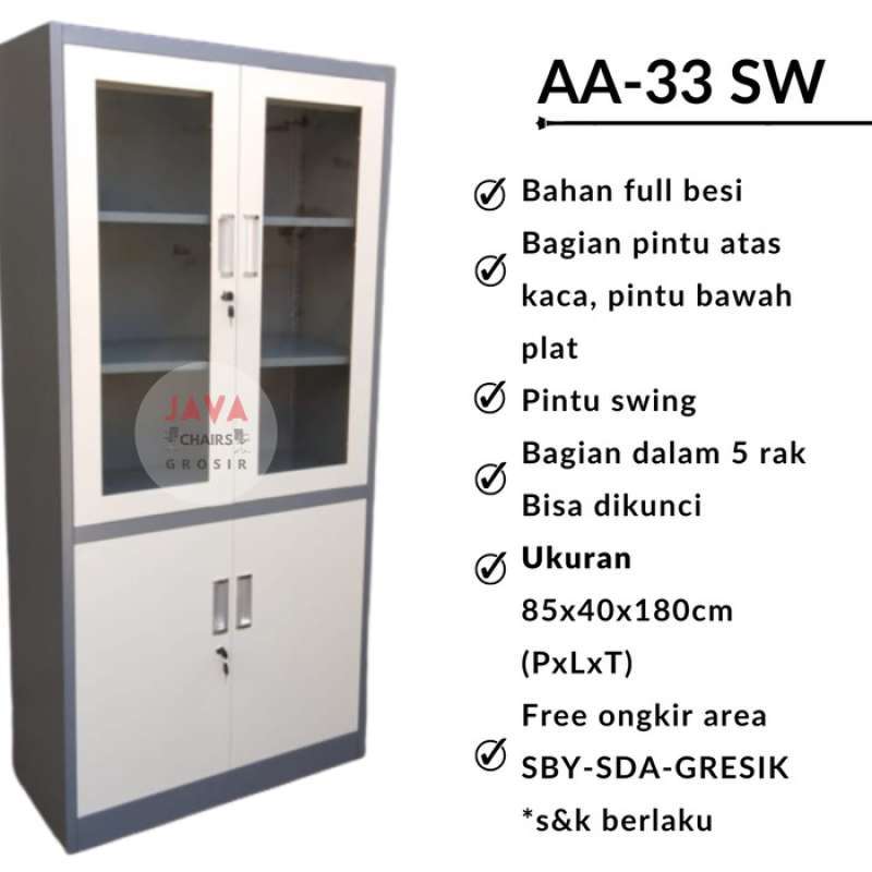 Jual Lemari Arsip Besi Metal Filling Cabinet Drawer Lemari Dokumen Rak ...