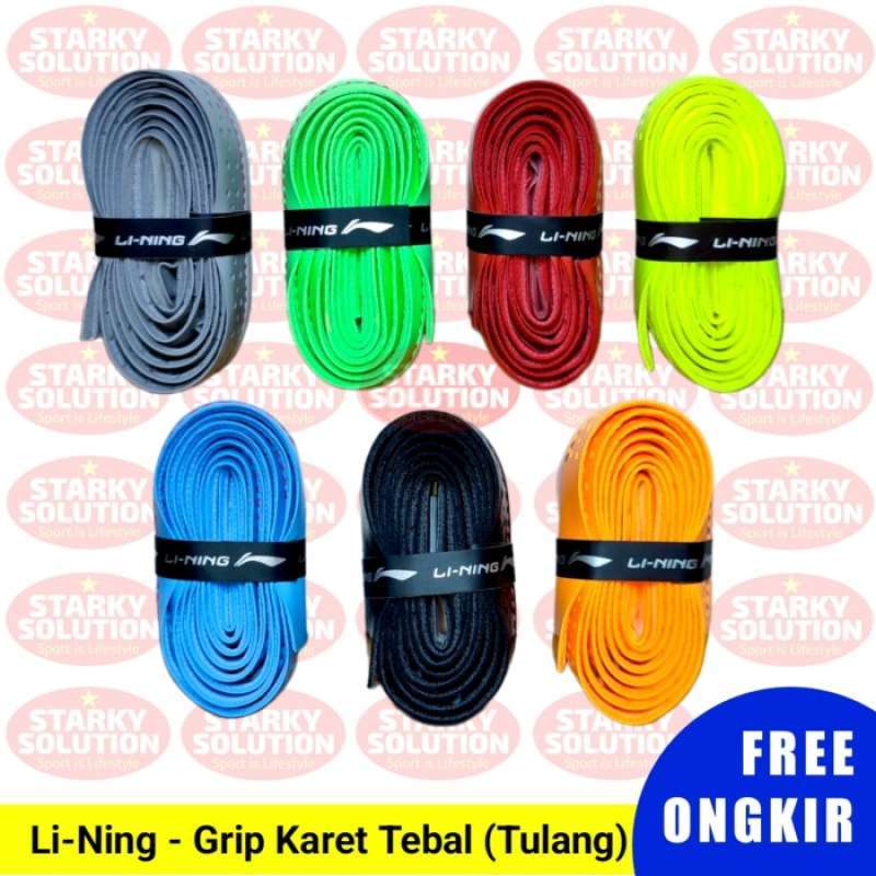Jual Grip Karet Tebal Tulang Lining Raket Bulutangkis Badminton ...