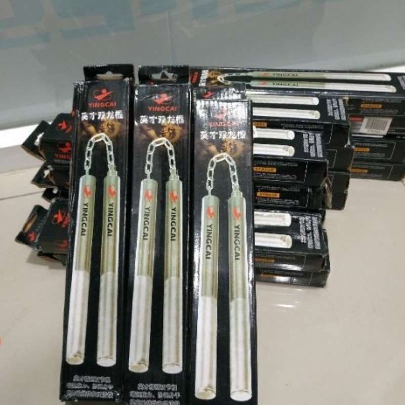 Stick Rambu Besi Jual Double Stick Tongkat Besi Bela Diri Karate Sambung Besi Di Seller ...
