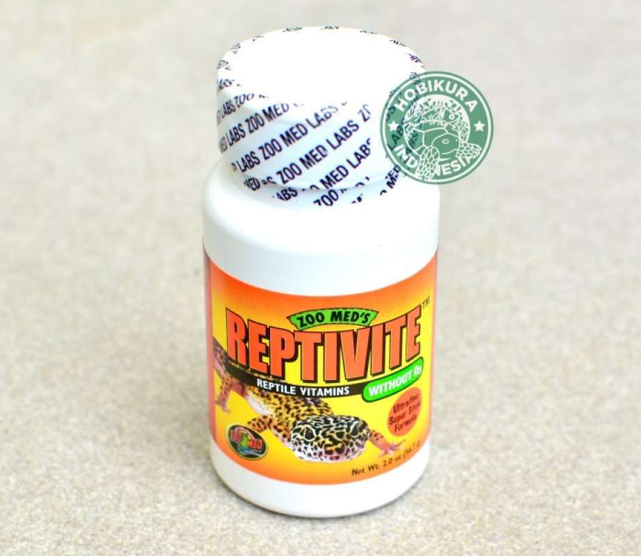Promo Zoomed Reptivite No D3 56.6 Grm Suplemen Vitamin Reptile Kura ...