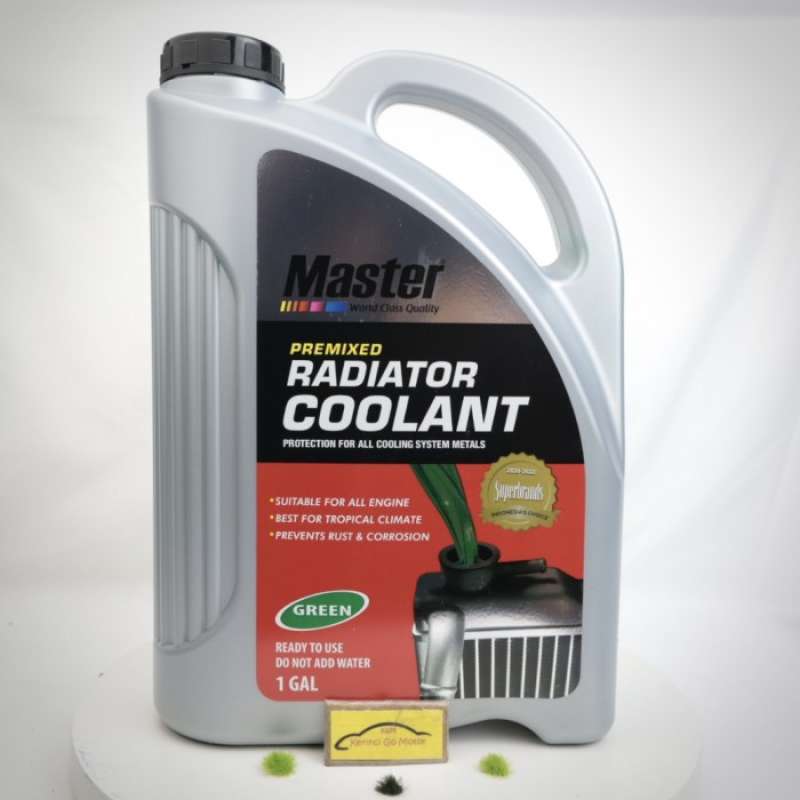 Jual Master Radiator Coolant Hijau 4l Air Radiator Master Hijau 1 Galon ...