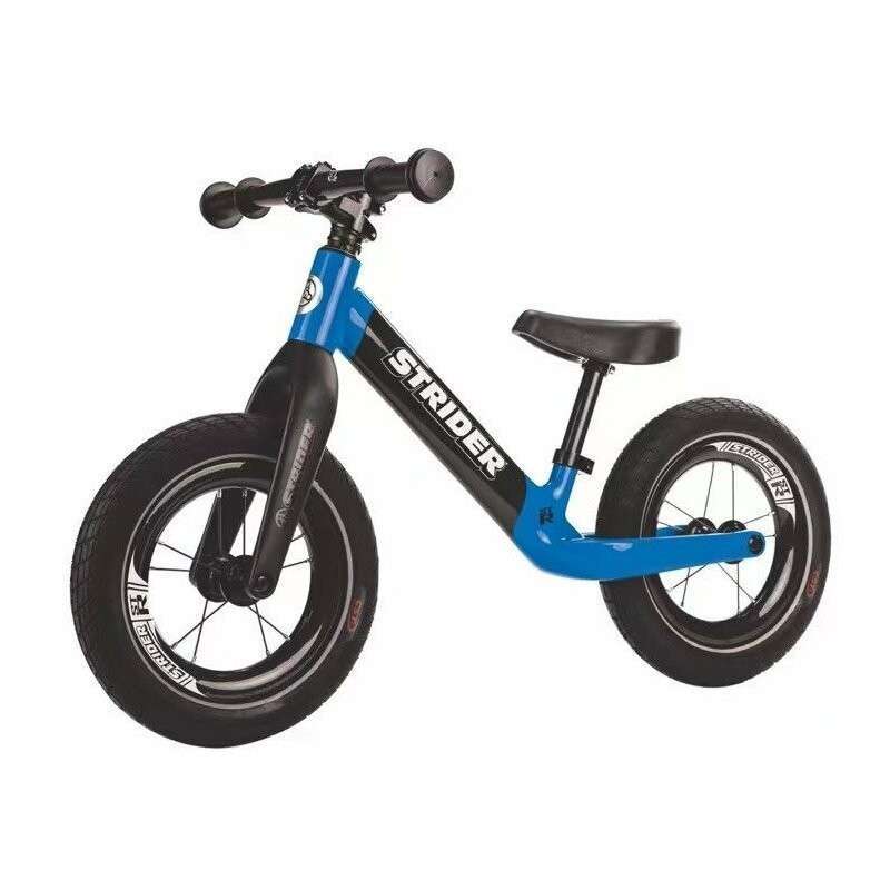 STRIDER 12 ST R BLUE CARBON BALANCE BIKE Sepeda Keseimbangan