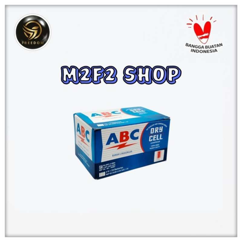 Promo Batu Baterai Abc Biru Dry Cell Ukuran Kecil Aa Type R6p Iec/sum-3 ...