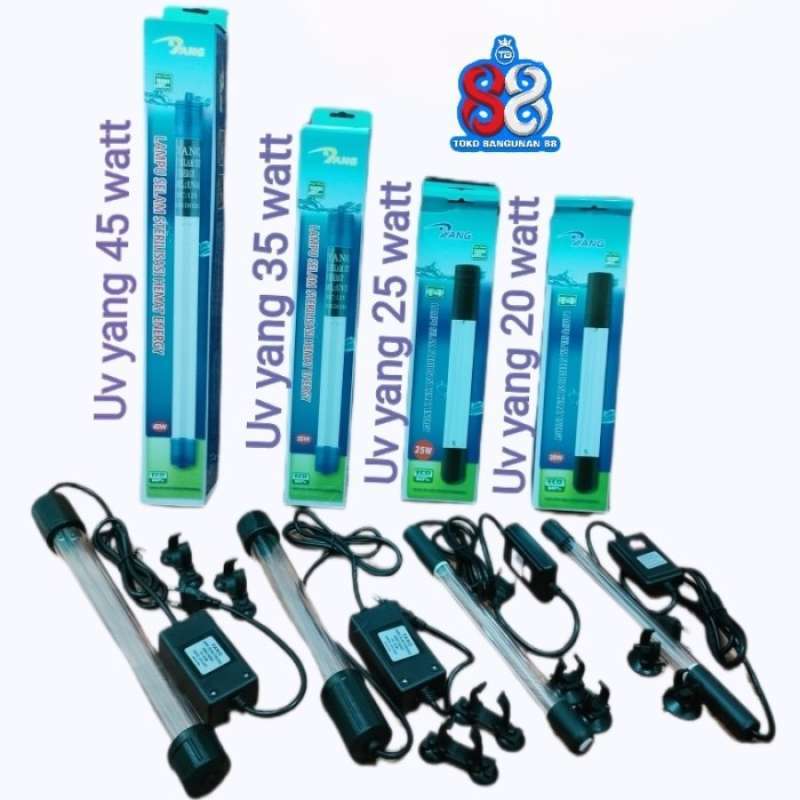 Jual Lampu Uv Aquarium / Kolam Merk Yang 20 Watt 25 Watt 35 Watt 45