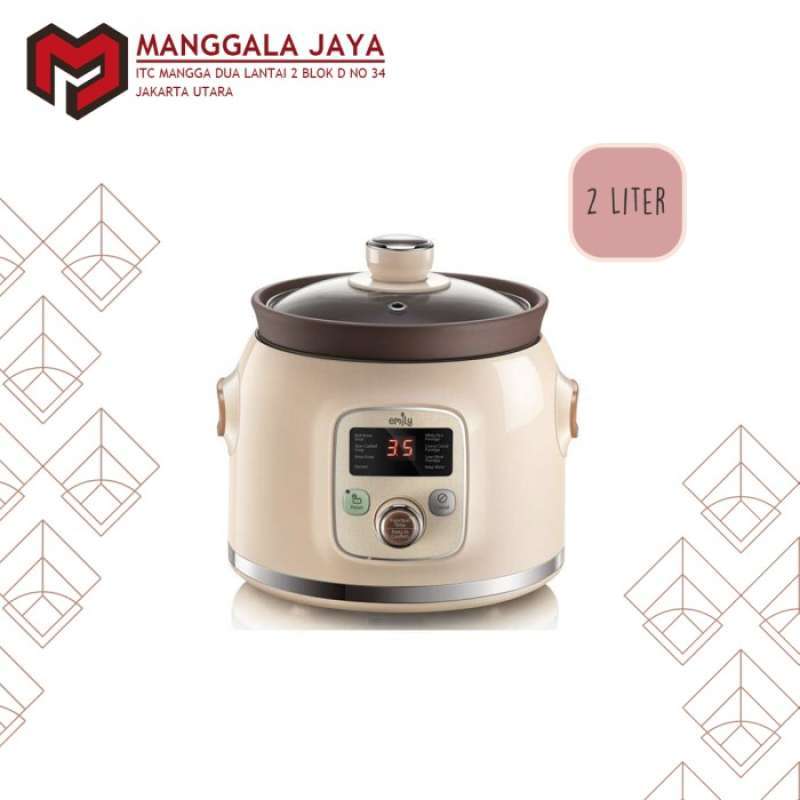 Promo Emily Slow Cooker 2 Liter Esc32001 Diskon 23 Di Seller Dapur