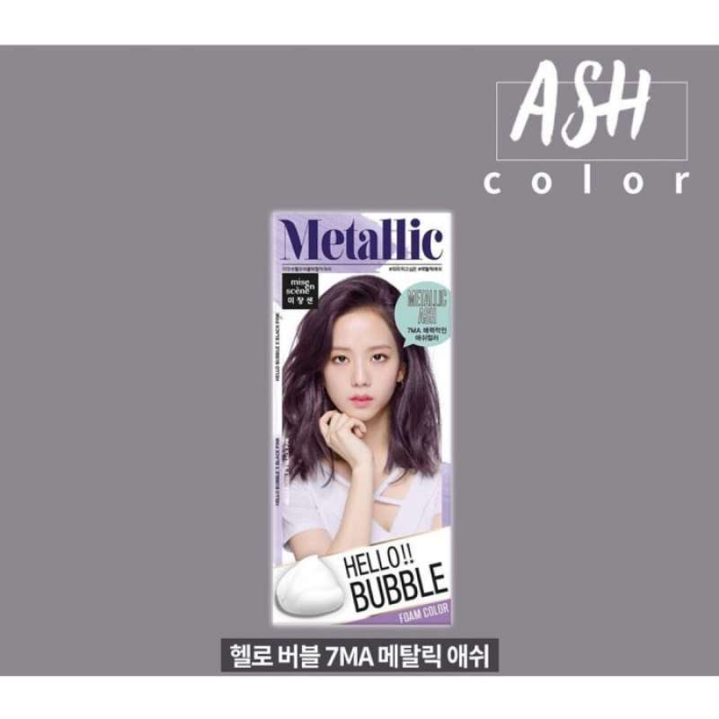Jual Mise En Scene Hello Bubble Foam Color Hair Dye Metallic Ash Di