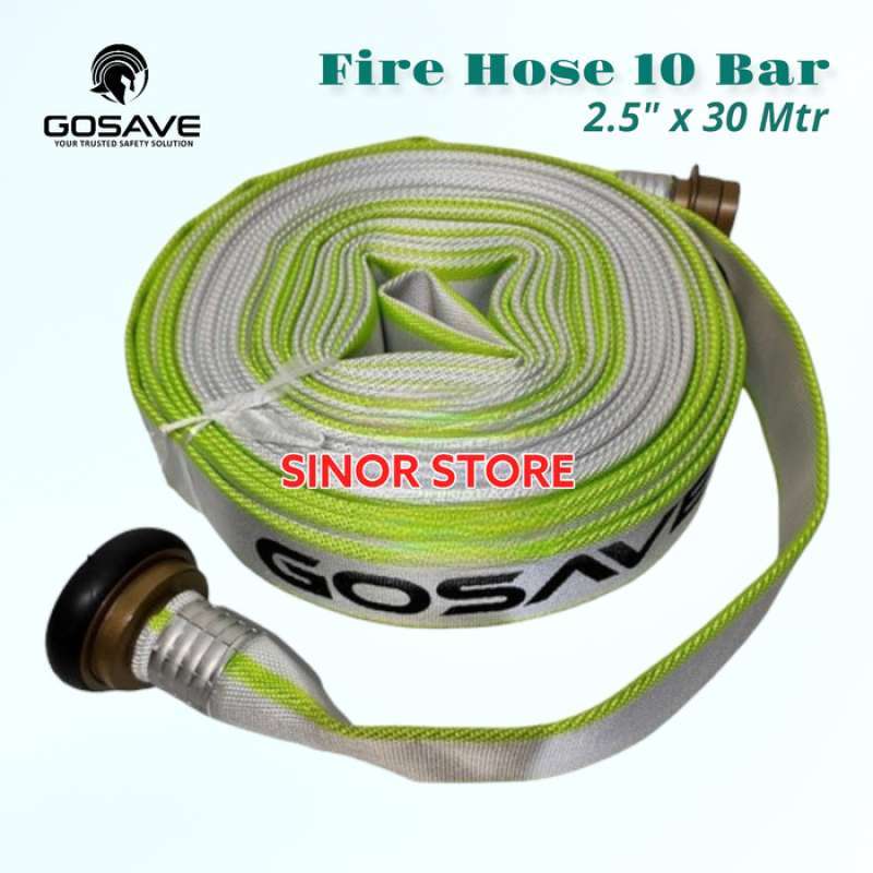 Jual Selang Hydrant Gosave Pemadam 10 Bar 2.5 X 30 Meter Coupling ...