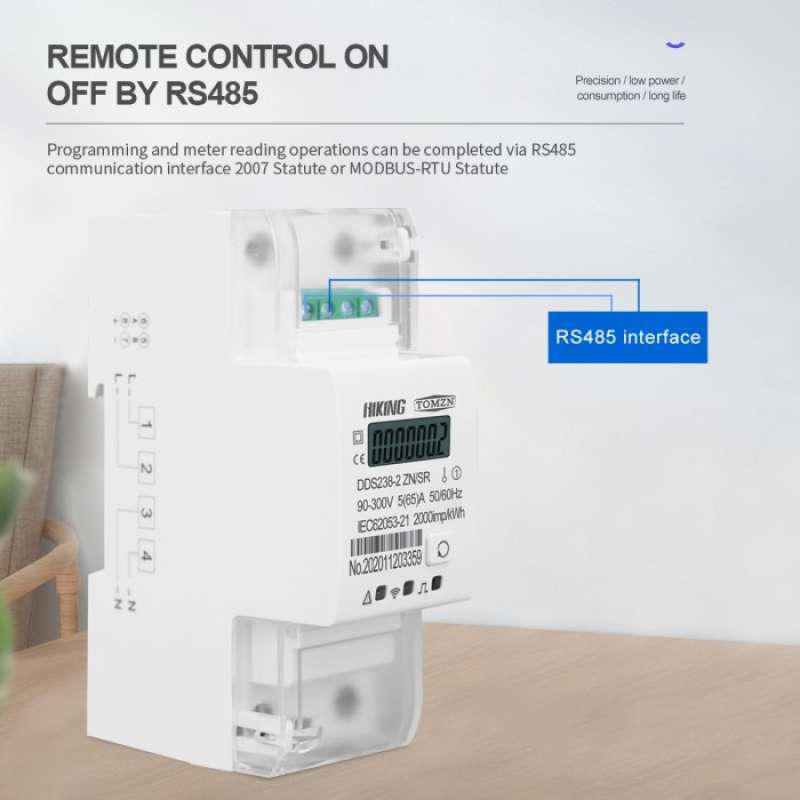 Jual Remote Control Fase Tunggal Hidup/mati Oleh Rs485 65a Multifungsi ...