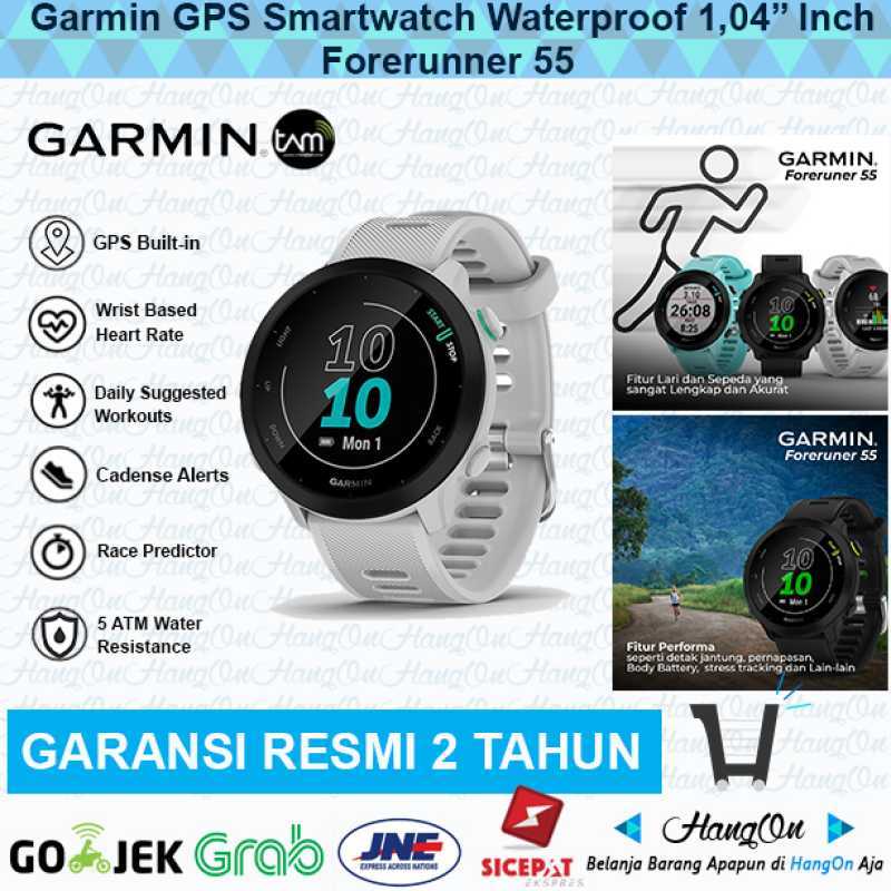 Promo Garmin Forerunner 55 Gps Smartwatch 5 Atm Waterproof 1,04'' Smart