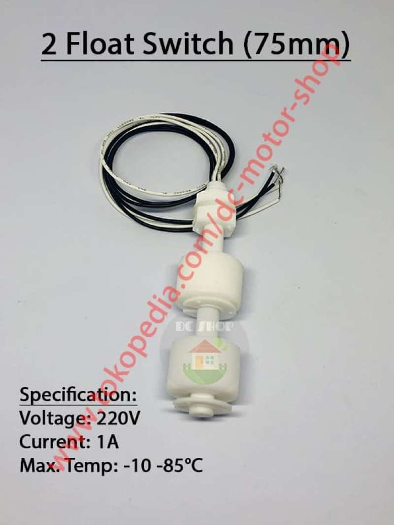 Jual Double Float Switch Water Level Sensor Dual Balls Float Switch ...