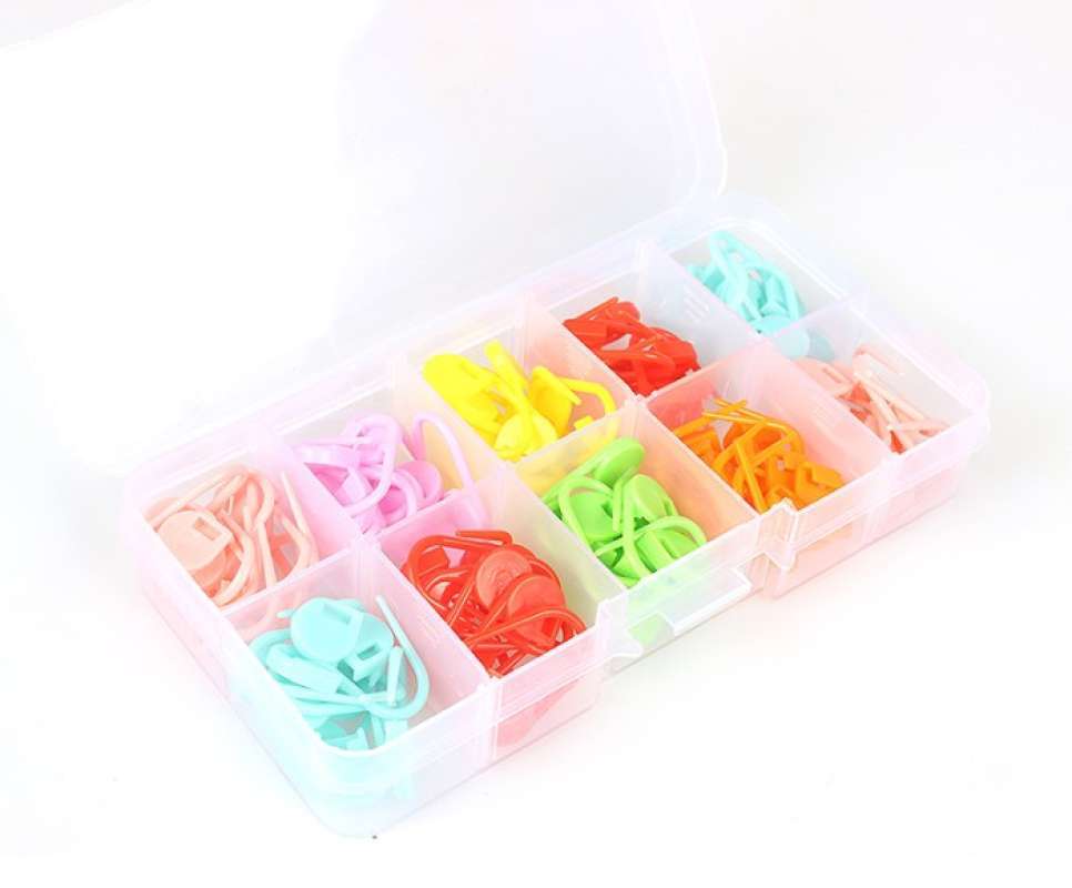 Penanda Box Jual 1 Box Peniti Plastik Set Stich Marker Penanda Rajut - Isi 80 Di ...