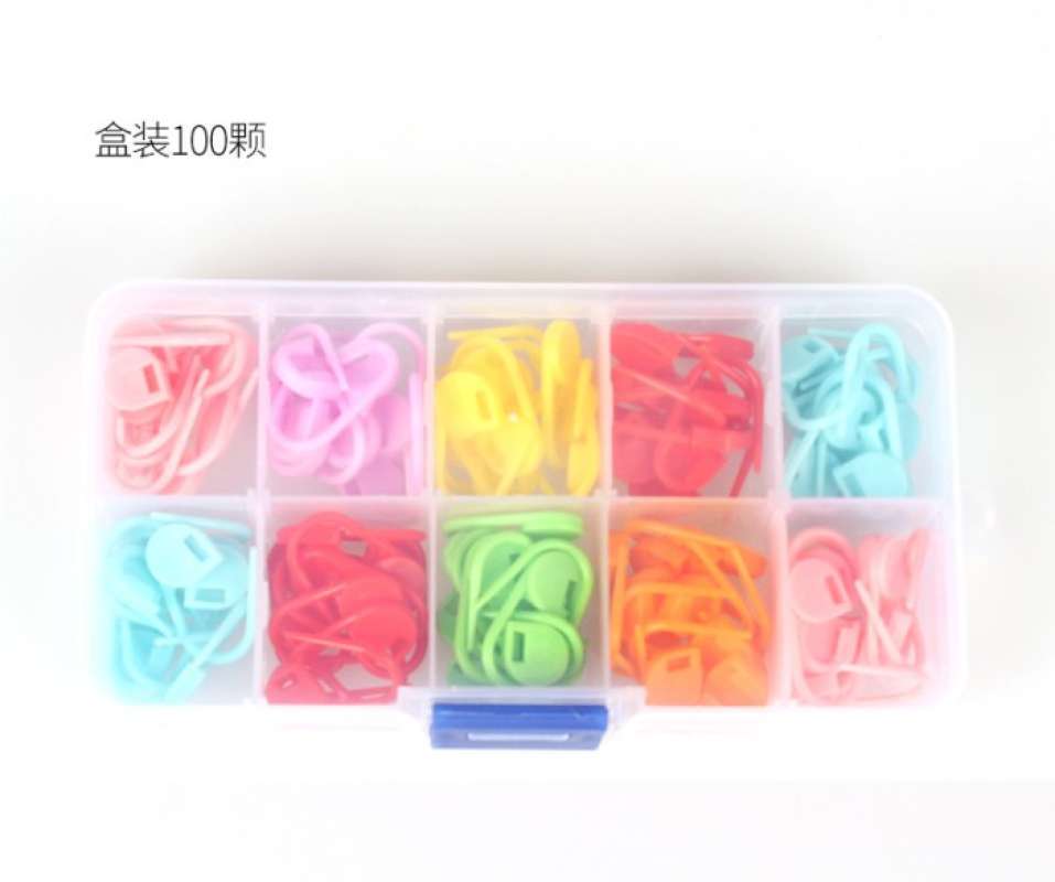 Penanda Box Jual 1 Box Peniti Plastik Set Stich Marker Penanda Rajut - Isi 80 Di ...