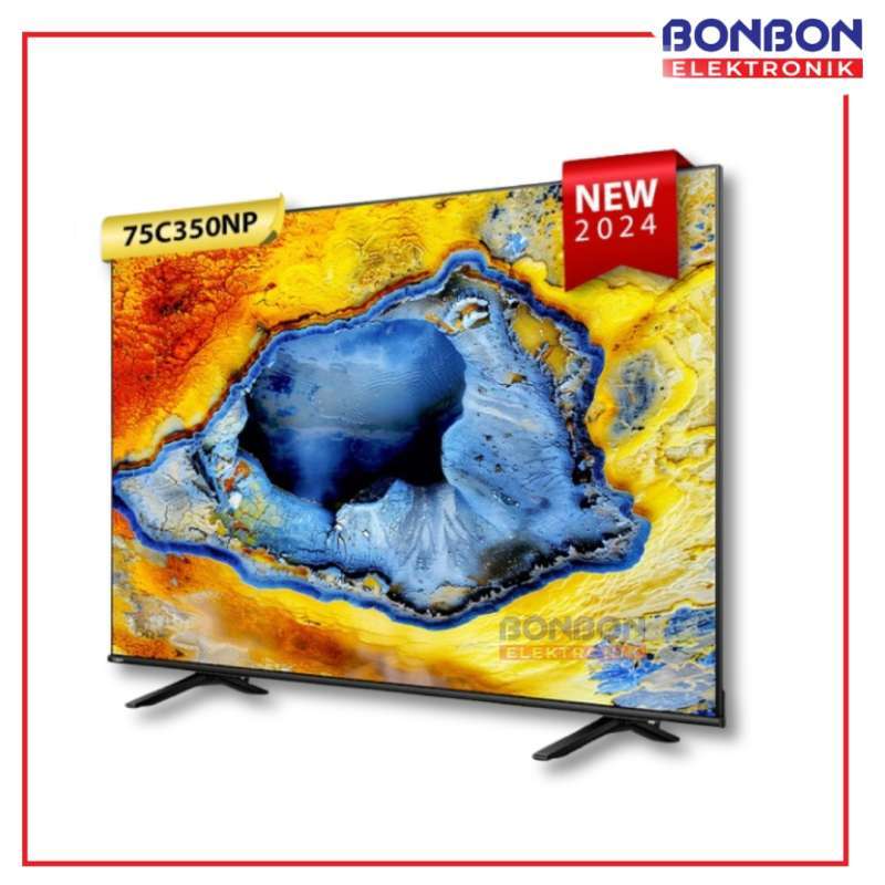 Jual Toshiba Led Tv 75 Inch 75c350np 4k Uhd Google Smart Tv (free ...