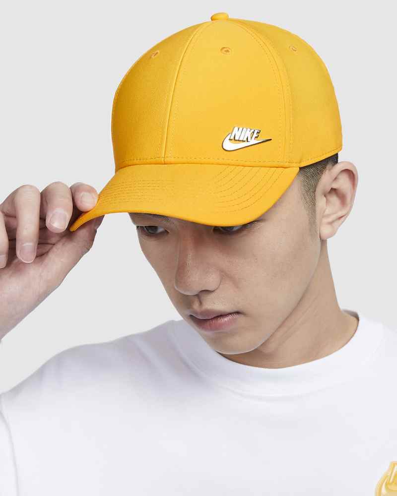 Cap Nike Yellow Dri Fit Nike Dri-Fit Fly Running Cap Hat Size M/L