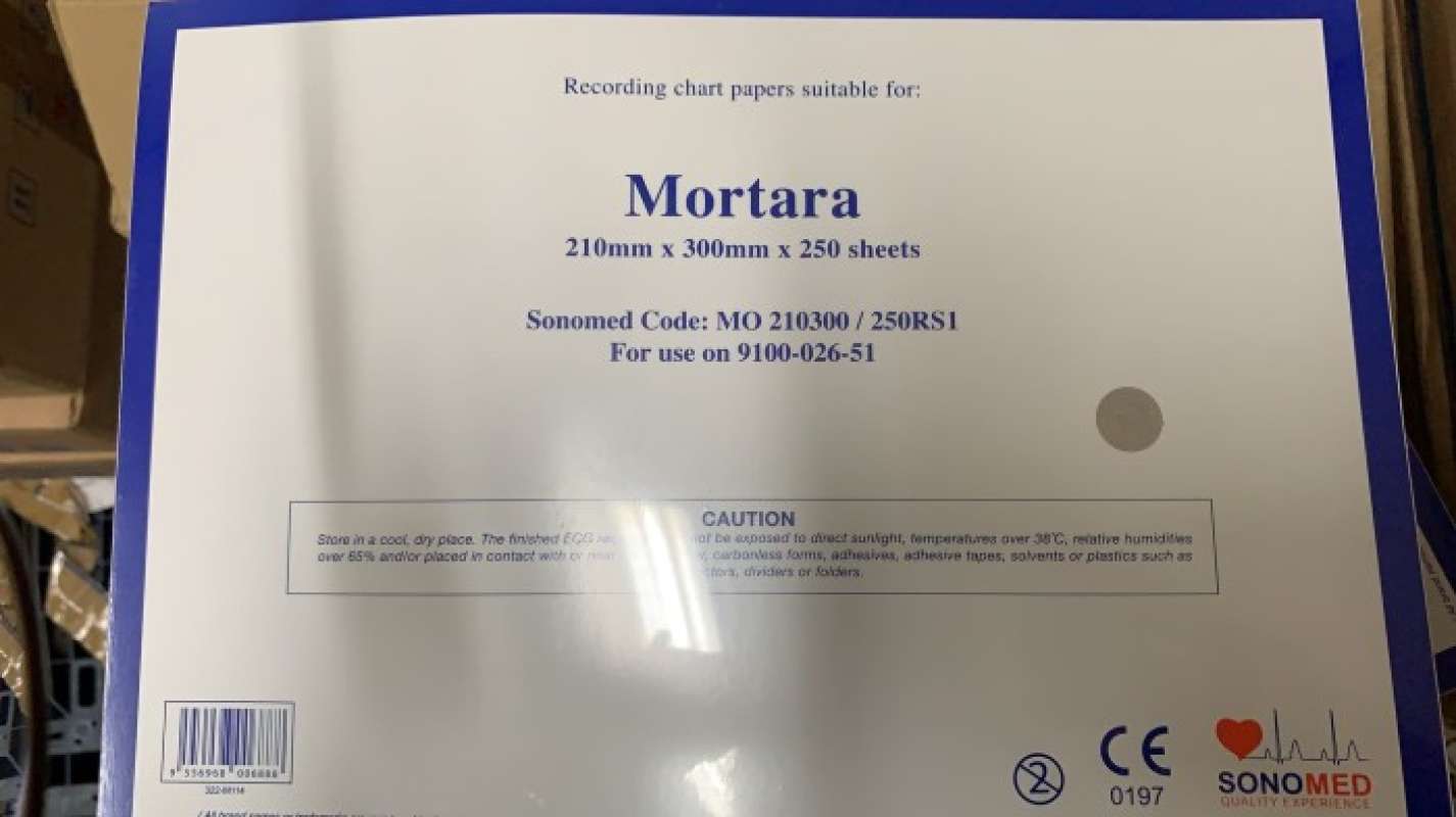 Promo Kertas Ekg Mortara 210 X 300 X 250 Lembar, For Use On 910002651