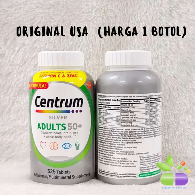 Promo Centrum Silver Vitamin Diskon 23% Di Seller Tummy Store - Meruya ...