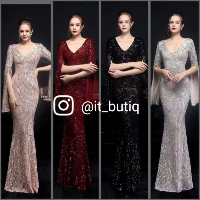 Gaun sequin cheap