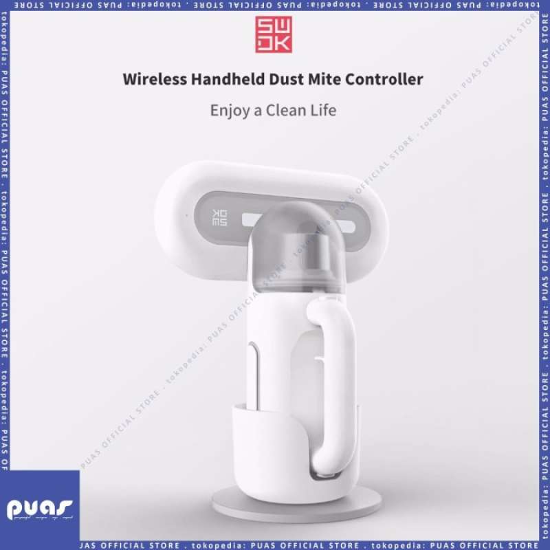 Promo Swdk Kc101 Wireless Handheld Mite Dust Bed Vacuum Cleaner Kasur