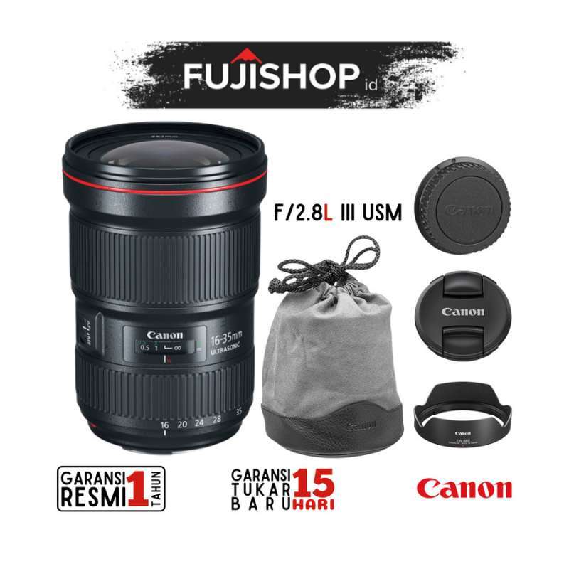 Canon EF 16-35mm III USM Lensa Kamera Garansi Resmi