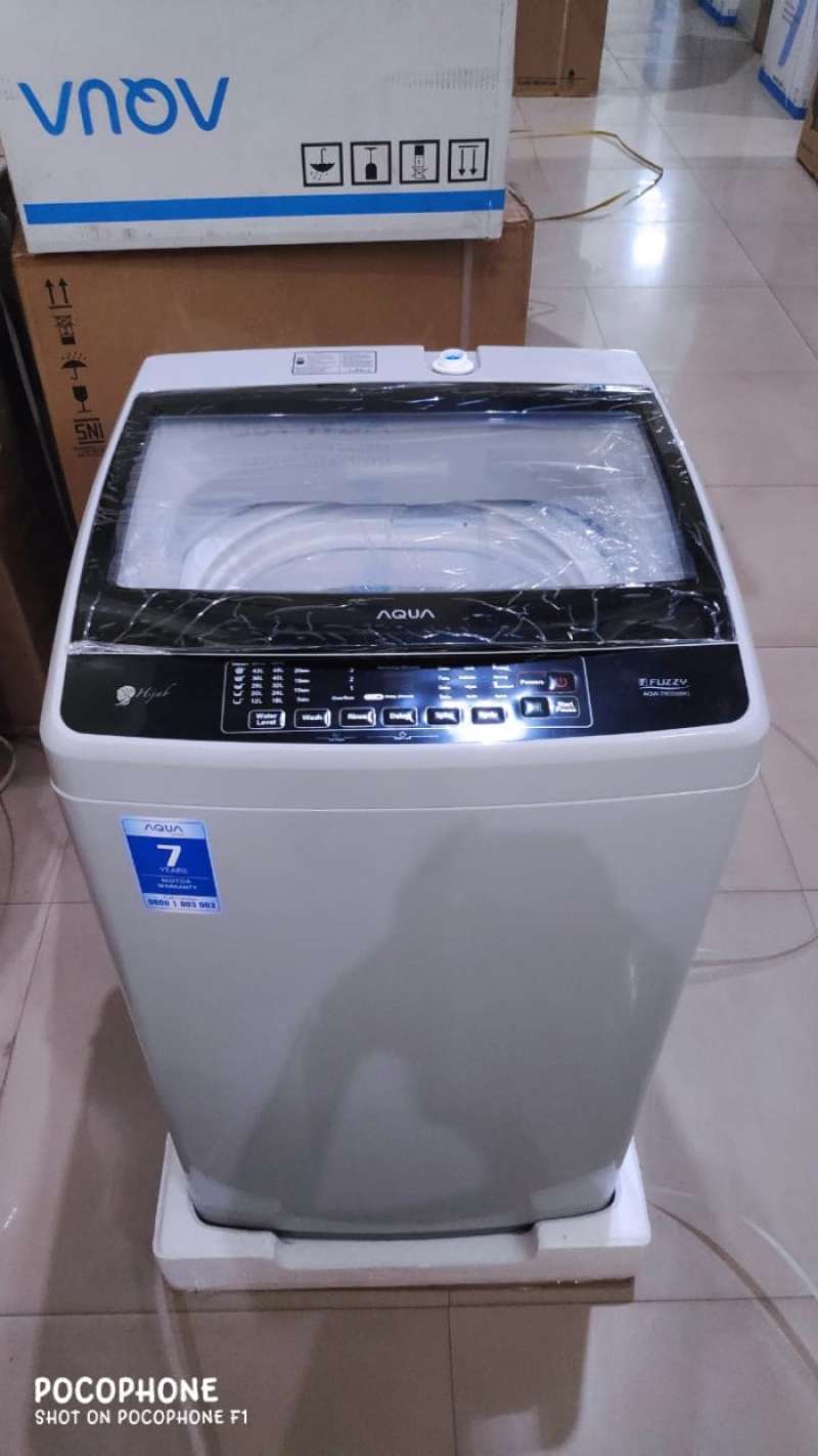 Promo Mesin Cuci Aqua Japan Aqw 78 Dd 7kg 1 Tabung 78dd Top Loading ...