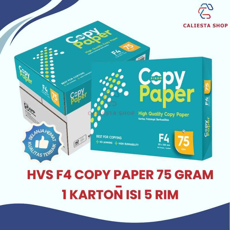 Jual Kertas Hvs F4 75 Gram Copy Paper Original Harga Termurah Juli 2024 ...