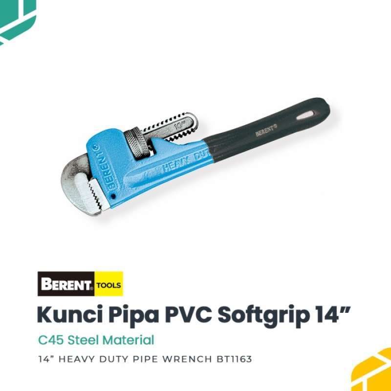 Promo Berent Kunci Pipa 14 Inch Pipe Wrench 14 Inch Pvc Besi Bt1163 ...