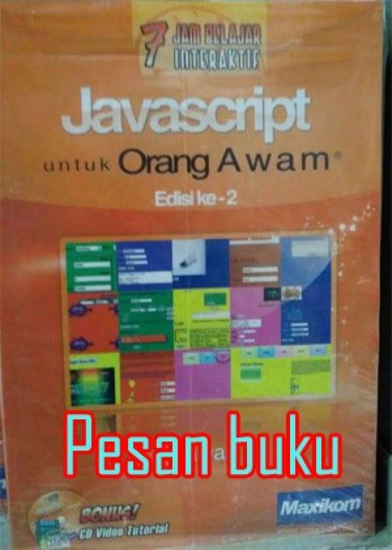 Promo Buku 7 Jam Belajar Interaktif Javascript Untuk Orang Awam Edisi ...