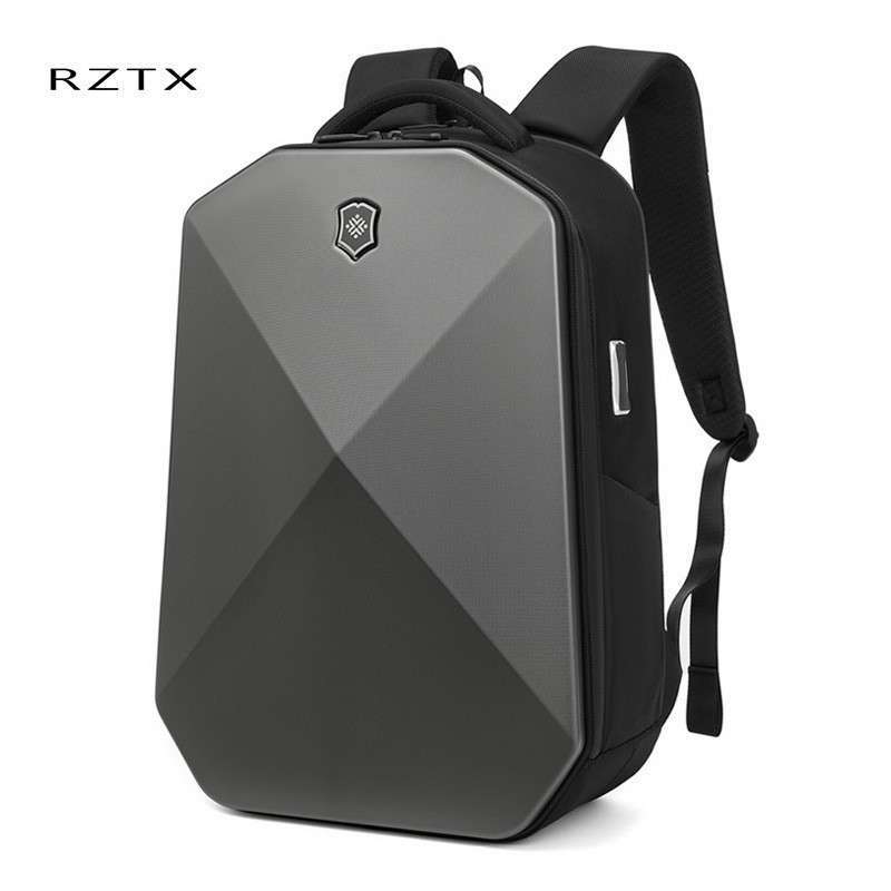 RZTX 8197PC Backpack Bag Carbon Tas Ransel USB Hard Shell Gaming 17 Inch  Laptop