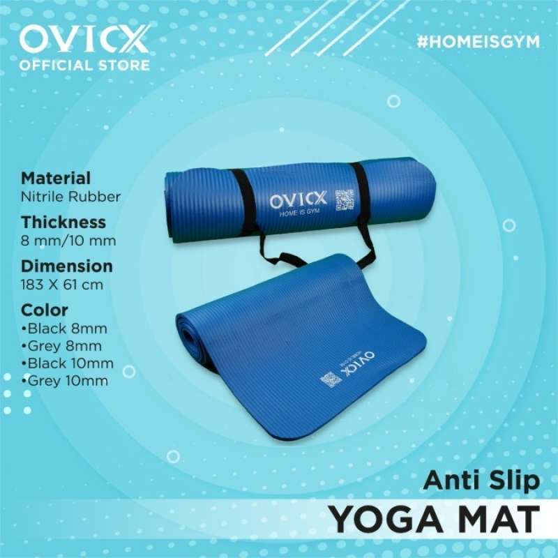Promo Ovicx Matras Yoga Mat Yoga Anti Slip Biru 8mm Diskon 29 Di Seller Aftabil Store Linggajaya Kota Tasikmalaya Blibli