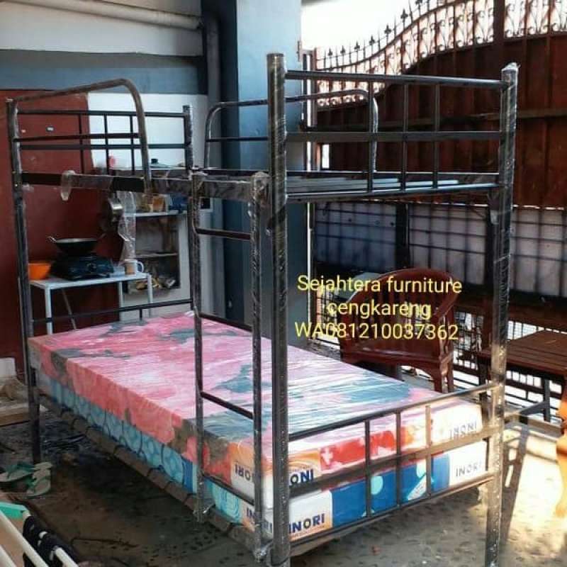 Jual Ranjang Susun Besi Ranjang Tingkat Murah Ranjang Besi Bunk Bed