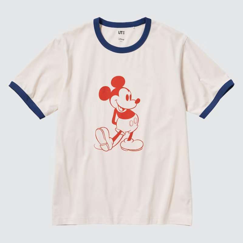 Kaos uniqlo mickey mouse discount