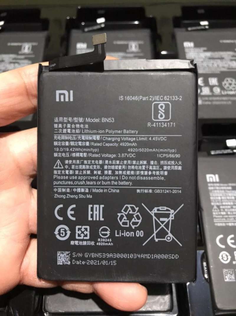 Batterie Compatible OuiSmart Pour Xiaomi Redmi Note 9 Pro - Modèle BN53 - Neuf Sous Blister
