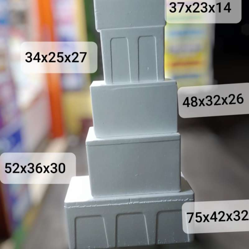Jual Steroroam Box/steropom/styrofoam/stropom/seterofom/gabus Kotak ...